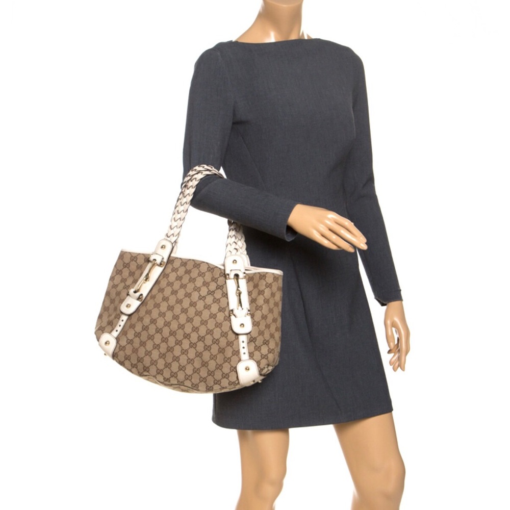 Authentic Gucci brow no monogram Pelham bag